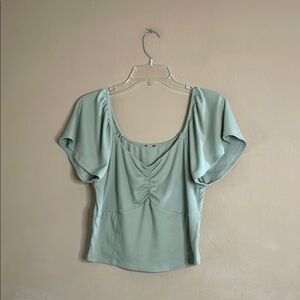 Lee outlets  Elegant Light green Women's Top SZ XL